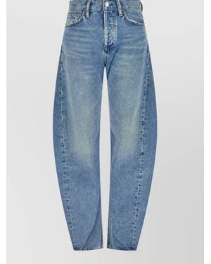 Agolde Denim Wide-Leg Jeans - Blue
