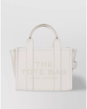 Marc Jacobs The Tote Bag Small Leather Tote Bag - White