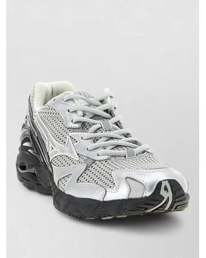 Mizuno Wave Rider 10 Mesh Trainers Rubber Sole - Metallic