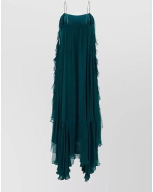 Chloé Silk Maxi Dress - Green