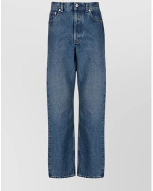 Ambush Denim High-Rise Wide-Leg Jeans - Blue
