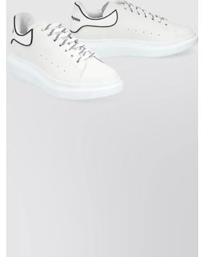 McQueen Leather Chunky Sneakers - White