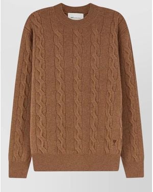Ami Paris Sweatshirt - Brown