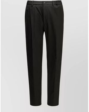 Tagliatore Virgin Wool Tailored Pants - Black