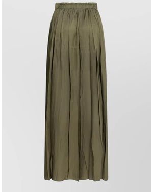 Sa Su Phi Maxi Skirt Pleated Design Womenswear Collection - Green