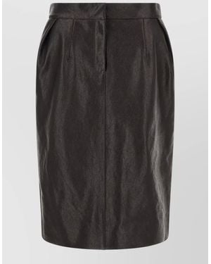 Magda Butrym High Waisted Skirt Twenty Eight Design - Black