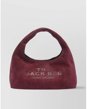 Marc Jacobs Mini Sack Bag Suede Finish - Purple