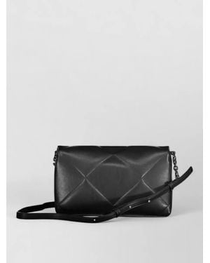Calvin Klein Quilted Chain Clutch Bag - Black