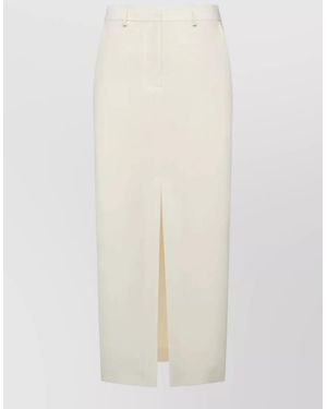 SIMONA CORSELLINI Pencil Skirt - White