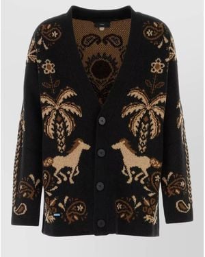 Alanui Island Roots Cardigan - Black