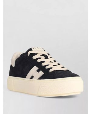 Hogan Leather Low-Top Trainers - Blue