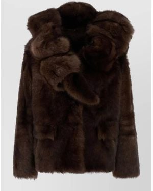 Prada Shearling Jacket - Black