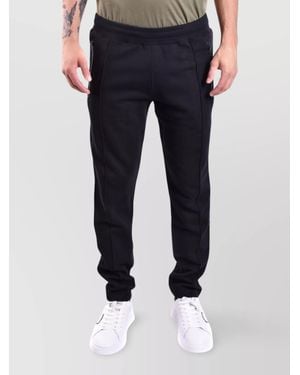 Moschino Cotton Track Trousers - Blue