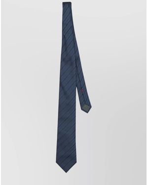 Brunello Cucinelli Striped Textured Bow Ties And Neckwear - Blue