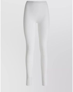 Ferragamo Stretch Jersey Leggings - White