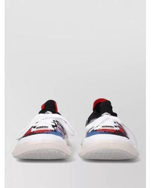 Missoni Knit Lace-Up Sneakers - Metallic