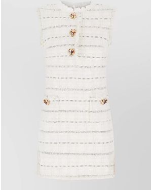 Self-Portrait Mini Dress - Natural