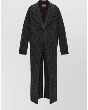 DIESEL Oversized Coat - Black