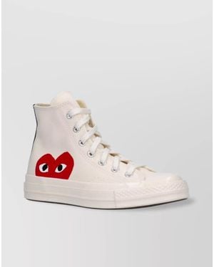 COMME DES GARÇONS PLAY Canvas High-Top Trainers - Multicolour