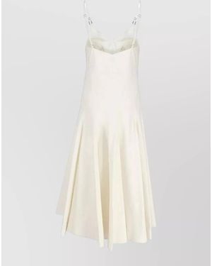 Bottega Veneta Cotton Midi Dress - White