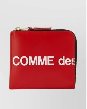 Comme des Garçons Leather Wallet - Red