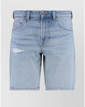 DIESEL Denim Bermuda Shorts - Blue