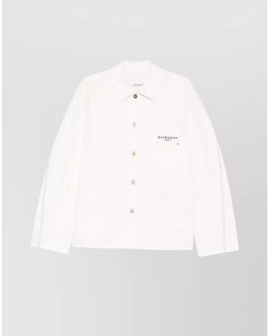 Givenchy Denim Cotton Shirt Jacket - White