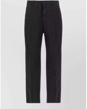 Cellar Door Nuv Pants Tailored Cut Belt Loops - Black
