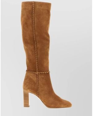 Aquazzura Leather Indy Boots - Brown