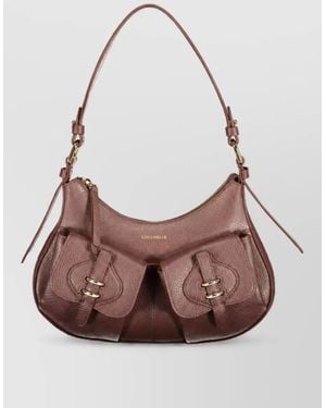 Coccinelle Leather Shoulder Bag - Brown