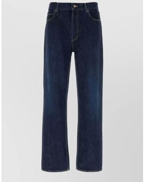 The Row Denim Straight-Leg Jeans - Blue