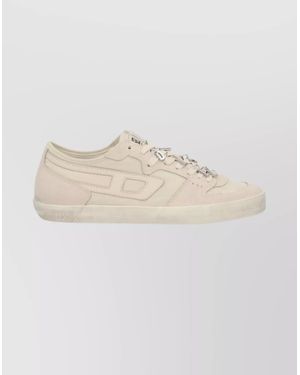 DIESEL Polyester Low-Top Trainers - Natural