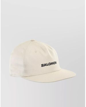 Salomon Flat Visor Cotton Cap - Natural