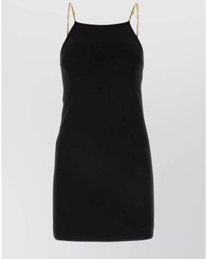 Palm Angels Jersey Mini Dress - Black
