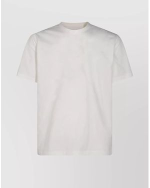 Y-3 Cotton Graphic Logo Short-Sleeve T-Shirt - White