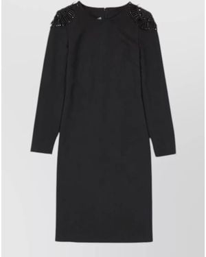 Alberta Ferretti Midi Dress - Black