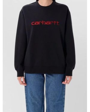 Carhartt Crew Neck Cotton Blend Sweatshirt - Blue