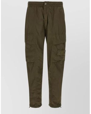 Stone Island Technical Cargo Shorts - Green