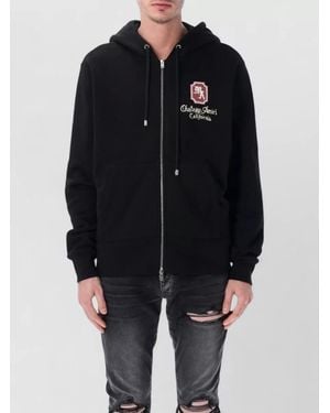 Amiri Chateau Zip Hoodie Relaxed Cotton Layers - Blue