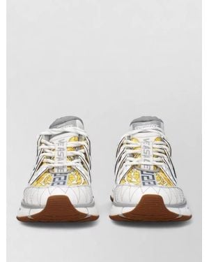 Versace Fabric Low-Top Sneakers - Metallic