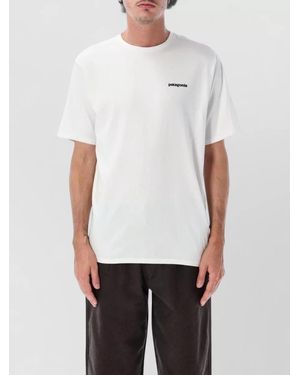 Patagonia Printed Logo Short-Sleeve T-Shirt - White