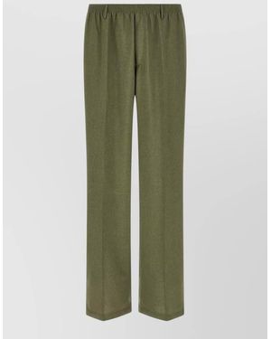 Cellar Door Alfonso Bl Trousers Straight Leg Back Pocket - Green