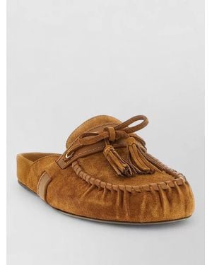 Isabel Marant Leather Malvin Loafers - Brown