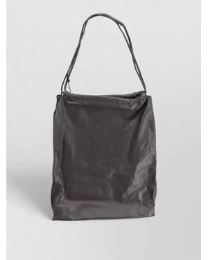 Soeur Sia Leather Tote Bag Shoulder Carry - Black