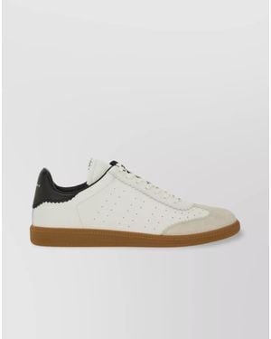 Isabel Marant Leather Low-Top Trainers - White