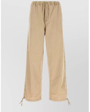 Ferragamo Loose-Fit Trousers - Natural