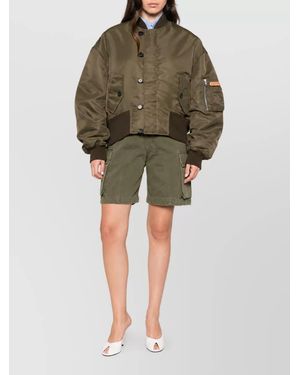 JW Anderson Oversized Bomber Jacket - Green