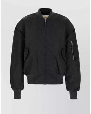 Entire studios Nylon Padded Bomber Jacket - Black