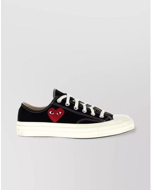 COMME DES GARÇONS PLAY Cotton Low-Top Trainers - Black