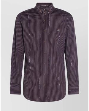 Vivienne Westwood Cotton Shirt - Purple